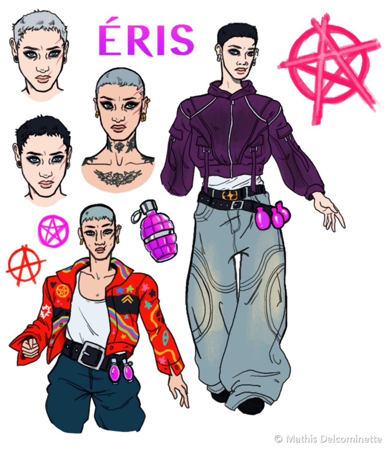 Éris — étude de personnages