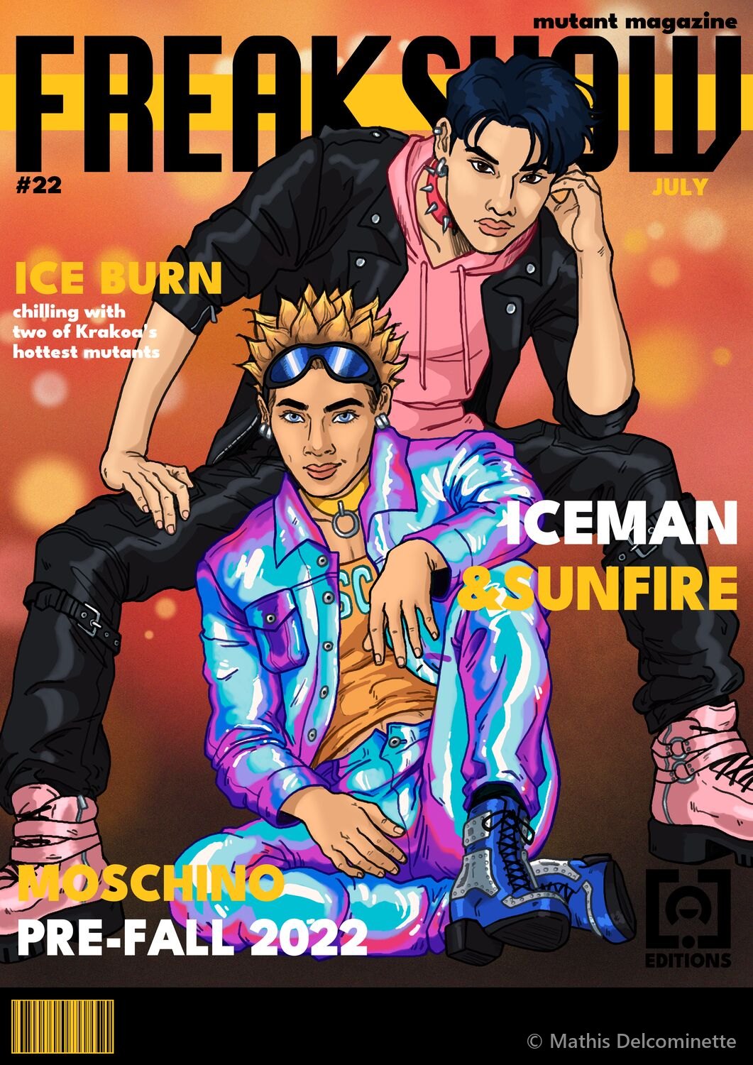 Freak Show #22 — Couverture · Fan art, par Mathis Delcominette