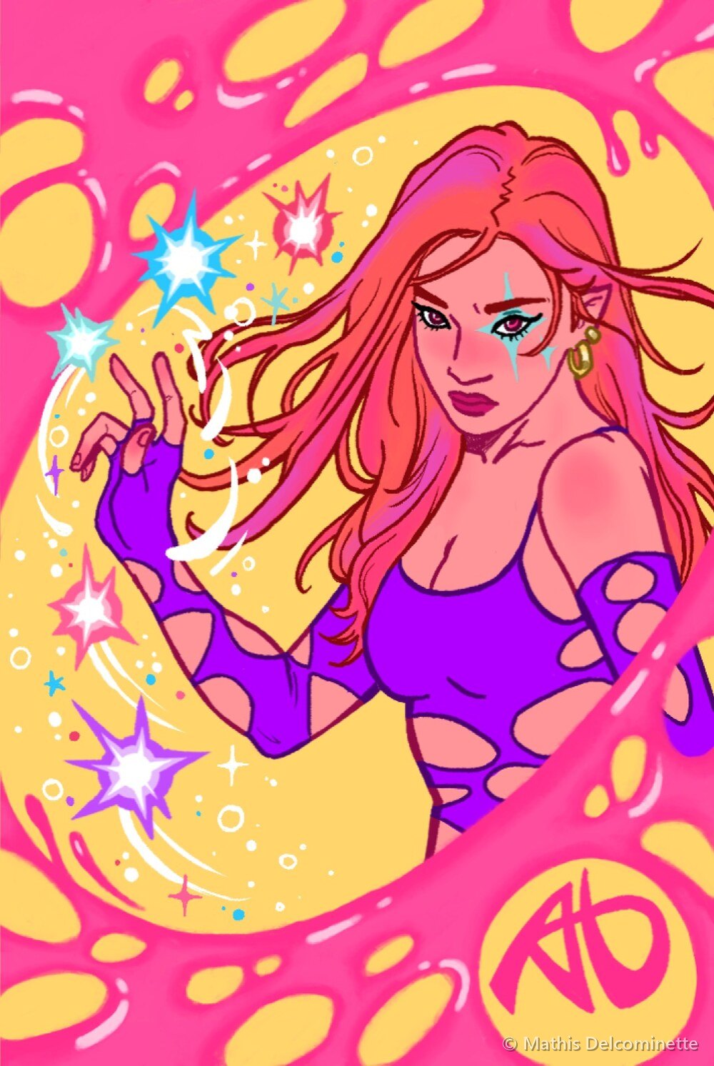 Nova — Illustration, par Mathis Delcominette